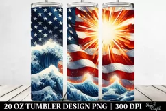 Detailed Flag | 20 oz Tumbler Product Image 2