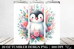 Colorful Pastel Penguin 20 Oz Tumbler Product Image 2
