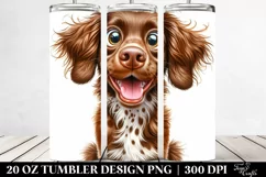 Crazy Chesapeake Bay Retriever Sticker | 20 Oz Tumbler Product Image 2