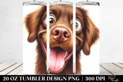 Funny Chesapeake Bay Retriever With Big Eyes | 20 Oz Tumbler Product Image 2