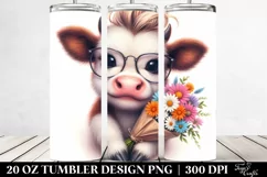 Goofy Baby Cow PNG Product Image 2