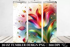 Colorful Tulip | 10 Oz Tumbler Product Image 2