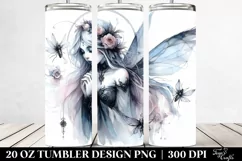 Creative Magical Gothic Fairy Tumbler | 20 oz Tumbler Product Image 2