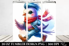 Cool Baby Dove with Expressive Face | 20 oz Tumbler Product Image 2