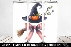 Simplistic Halloween Coquette Bow Tumbler | 20 oz Tumbler Product Image 2