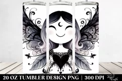 Gothic Smiling Fairy | 20 oz Tumbler Product Image 2