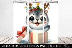 Enthusiastic Baby Seal PNG Product Image 2