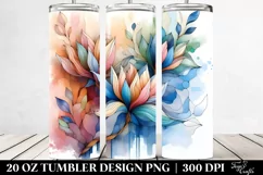 Abstract Magnolia Stained , High-Res 20 Oz Tumbler Product Image 2