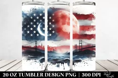 Washed Flag Tumbler | 20 Oz Tumbler Product Image 2