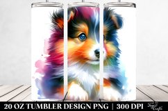Expressive Baby Collie | 20 oz Tumbler Product Image 2