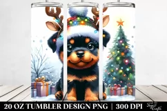 Expressive Baby Rottweiler PNG Product Image 2