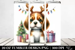 Expressive Beagle with Crazy Haircut PNG Product Image 2