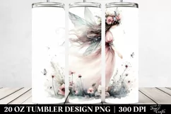 Whimsical Washed Fairy | 20 oz Tumbler Product Image 2