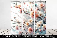 Spring Tumbling with Cute Baby Unicorn | 20 Oz Tumbler Product Image 2