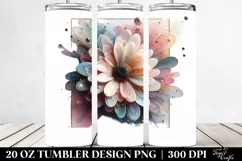 Glossy Daisy Clipart 20 Oz Tumbler Product Image 2