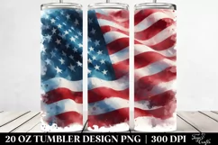 Washed Flag Tumbler | 20 Oz Tumbler Product Image 1
