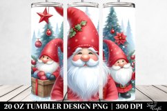 Red Christmas Gnomes PNG Product Image 2