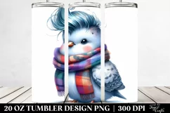 Winter Baby Dove | 20 oz Tumbler Product Image 2