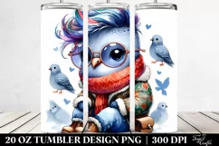 Winter Baby Dove | 20 oz Tumbler Product Image 2