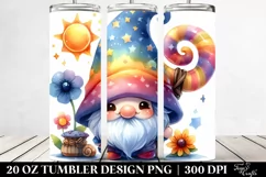 Colorful Cute Gnome 20 oz Tumbler Product Image 2