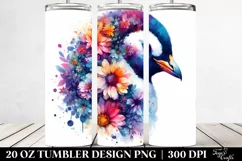 Vibrant Penguin Art. 20 Oz Tumbler Design Product Image 2