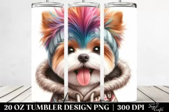 Expressive Dog with Winter Haircut PNG Product Image 2