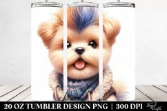 Expressive Dog with Winter Haircut PNG Product Image 2