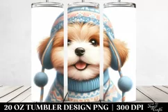 Expressive Dog with Winter Haircut PNG Product Image 2