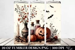 Vintage Halloween Potion Scene | 20 oz Tumbler Product Image 2