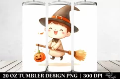 Funny Halloween BROOMSTICK Clipart PNG Product Image 2
