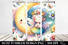 Moon Whimsical Cute Fairy | 20 Oz Tumbler Product Image 2