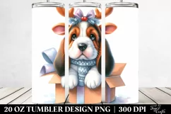 Expressive Baby Basset Hound PNG Product Image 2