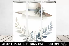Washed Watercolor Hat Design 20 oz Tumbler Product Image 2