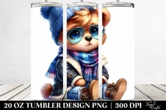 Cute Baby Bear Sitting | 20 oz Tumbler Product Image 2
