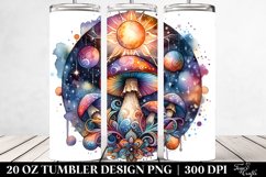 Magical Celestial Mushroom Clipart 20 Oz Tumbler Product Image 2
