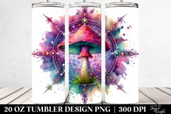 Magical Celestial Mushroom Clipart 20 Oz Tumbler Product Image 2