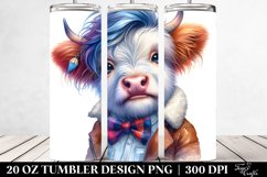Modest Baby Highlandcow Dancing PNG Product Image 2