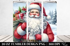 Santa Portrait Tumbler Product Image 2