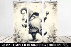 Vintage Gnome,Dancing Gnome | 20 oz Tumbler Product Image 2