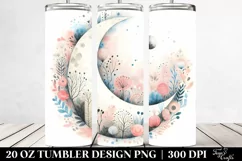 Whimsical Half Moon,Colorful Design | 20 oz Tumbler Product Image 2
