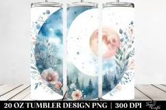 Whimsical Half Moon,Colorful Design | 20 oz Tumbler Product Image 2