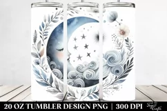 Whimsical Half Moon,Colorful Design | 20 oz Tumbler Product Image 2