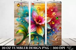 Colorful Daffodil Material | 20 Oz Tumbler Product Image 2