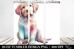 Cute Chesapeake Bay Retriever Clipart, High-Res 20 Oz Product Image 2