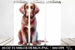 Cute Chesapeake Bay Retriever Clipart, High-Res 20 Oz Product Image 2