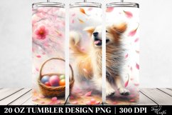 Dog Tumbling Spring Petals | 20 Oz Tumbler Product Image 2