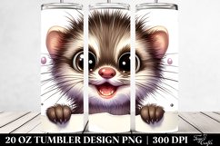 Crazy Looking Mink | 20 Oz Tumbler Product Image 2