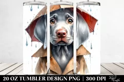Expressive Baby Weimaraner | 20 oz Tumbler Product Image 2