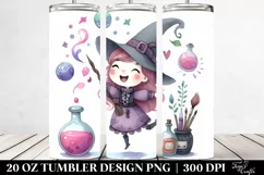 Excited Witch Magic Potion Tumbler | 20 oz Tumbler Product Image 2