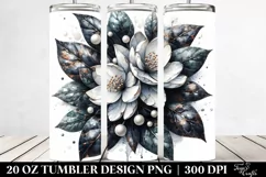Detailed Shiny Jasmine | 20 Oz Tumbler Product Image 2